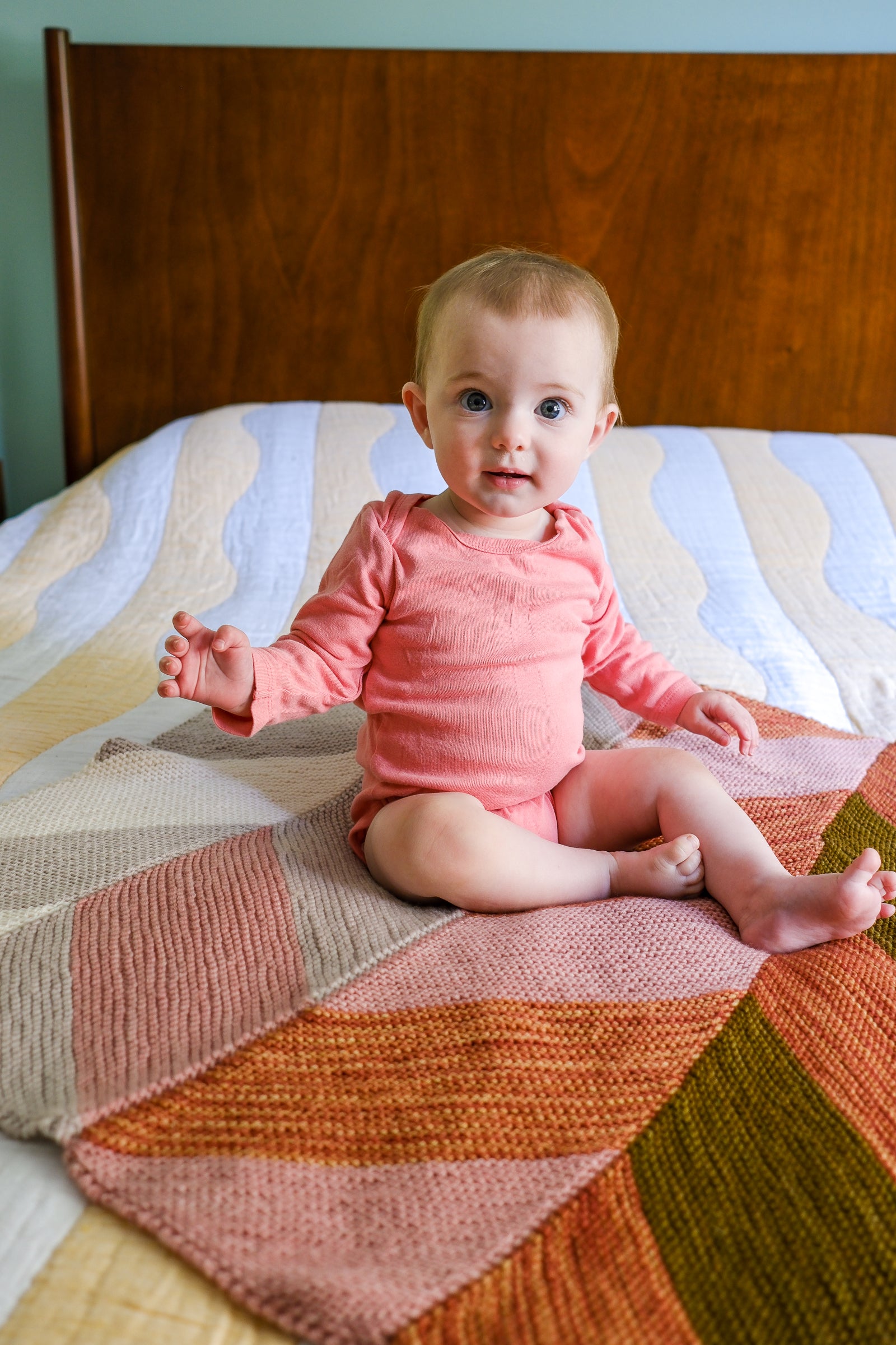 Garden House Baby Blanket (2023K) – Fairmount Fibers