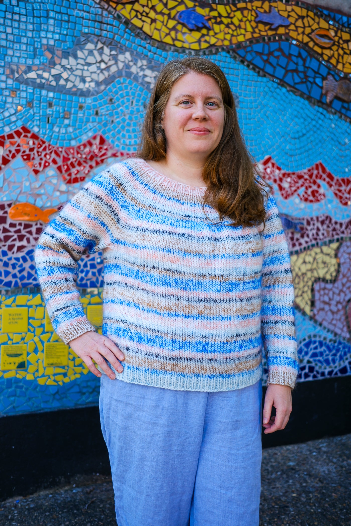 Watercolor Haze Pullover (2023L)