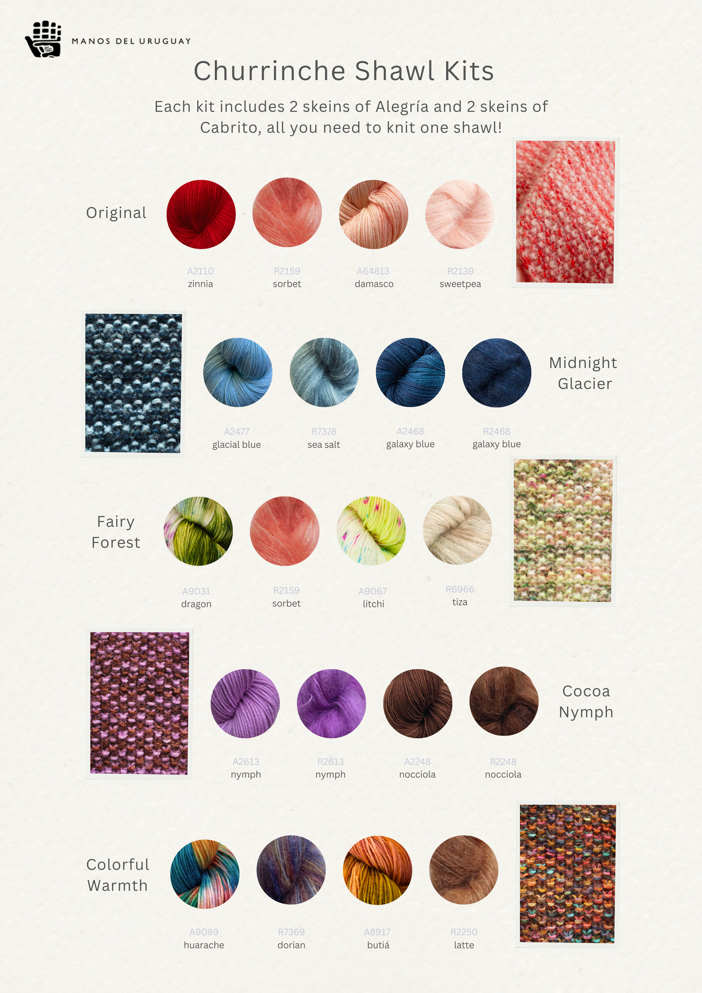 Churrinche Shawl Kits