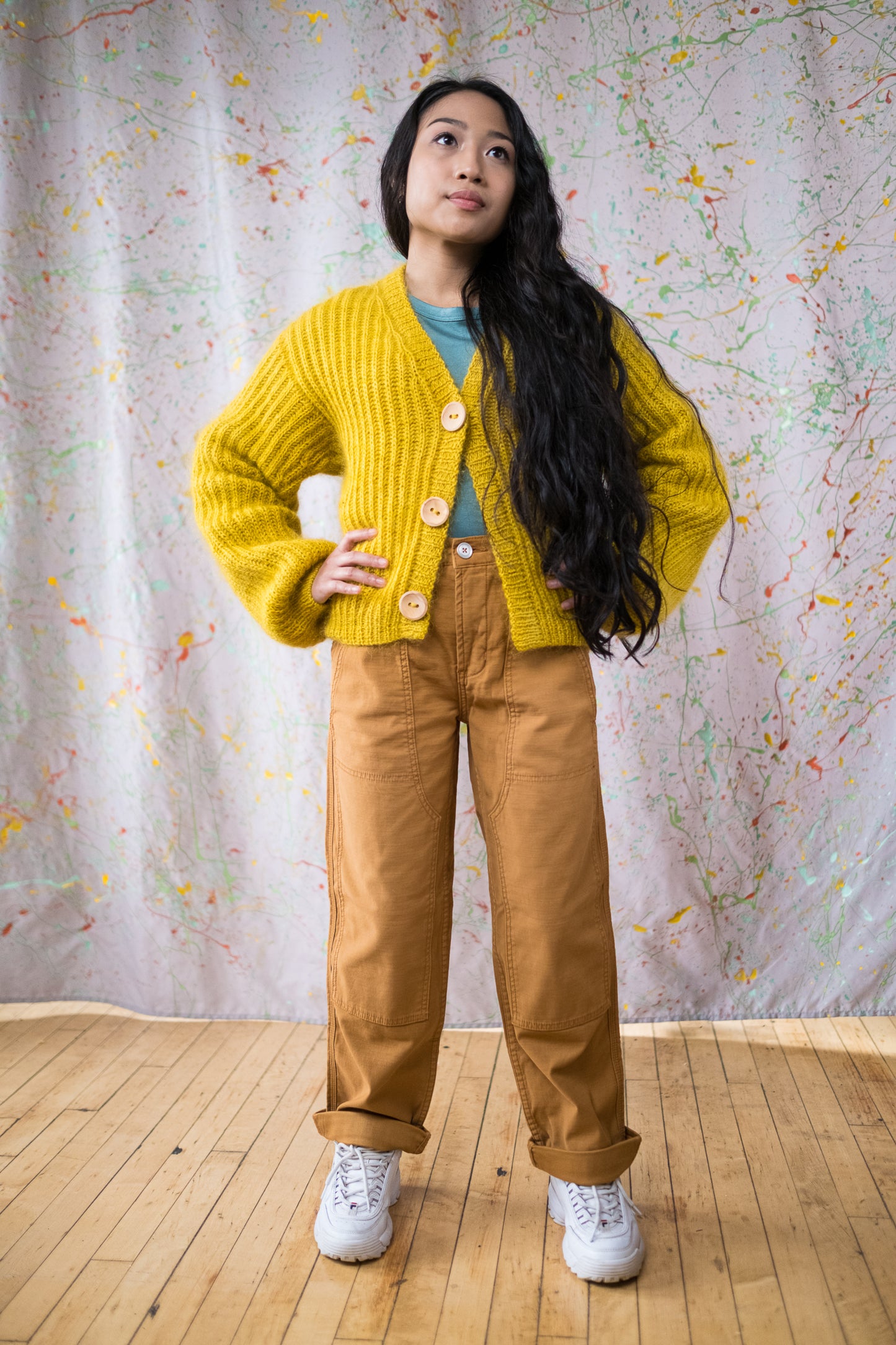 Bubble Brioche Cardigan (2022LD-1)