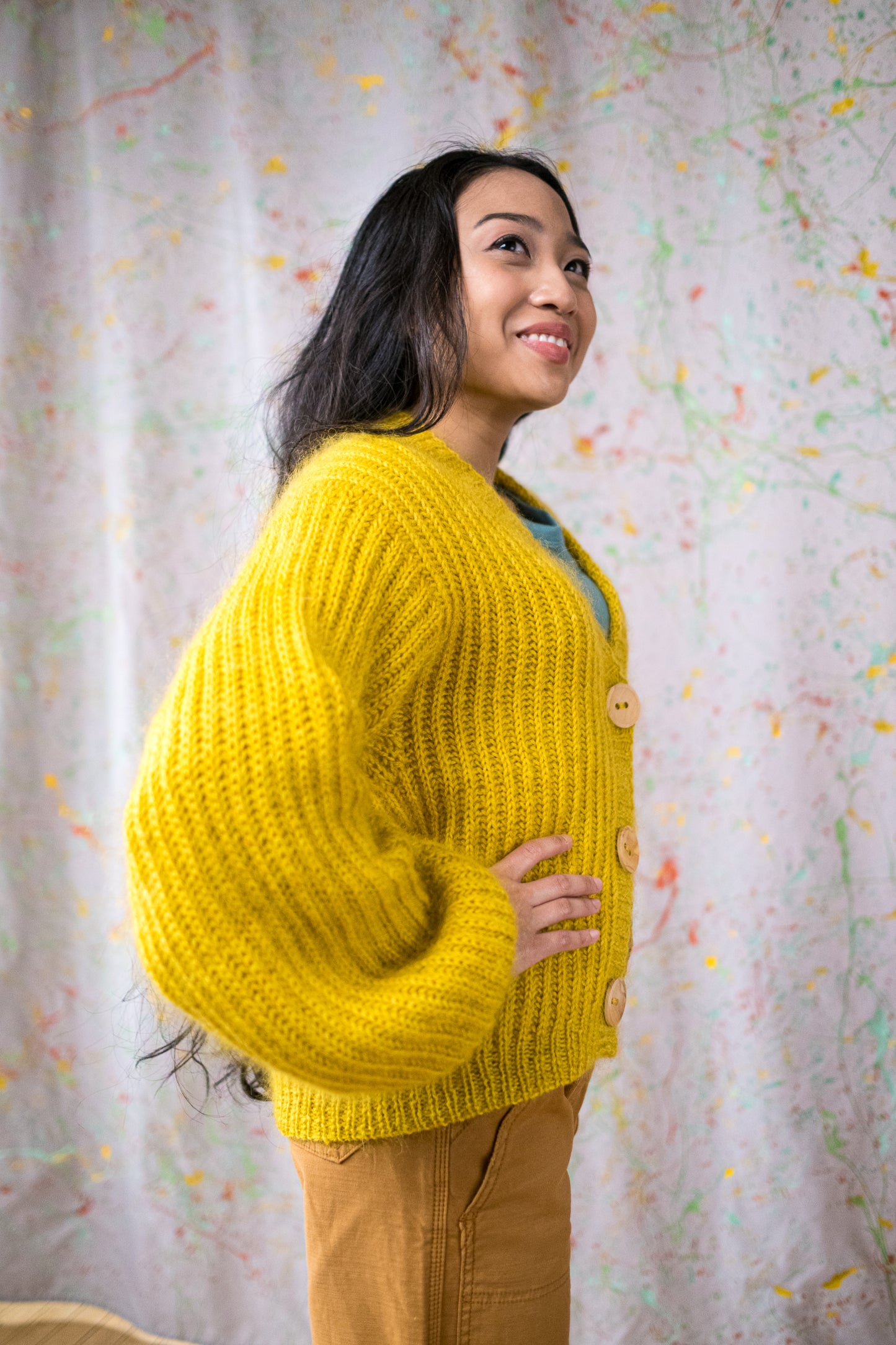 Bubble Brioche Cardigan (2022LD-1)