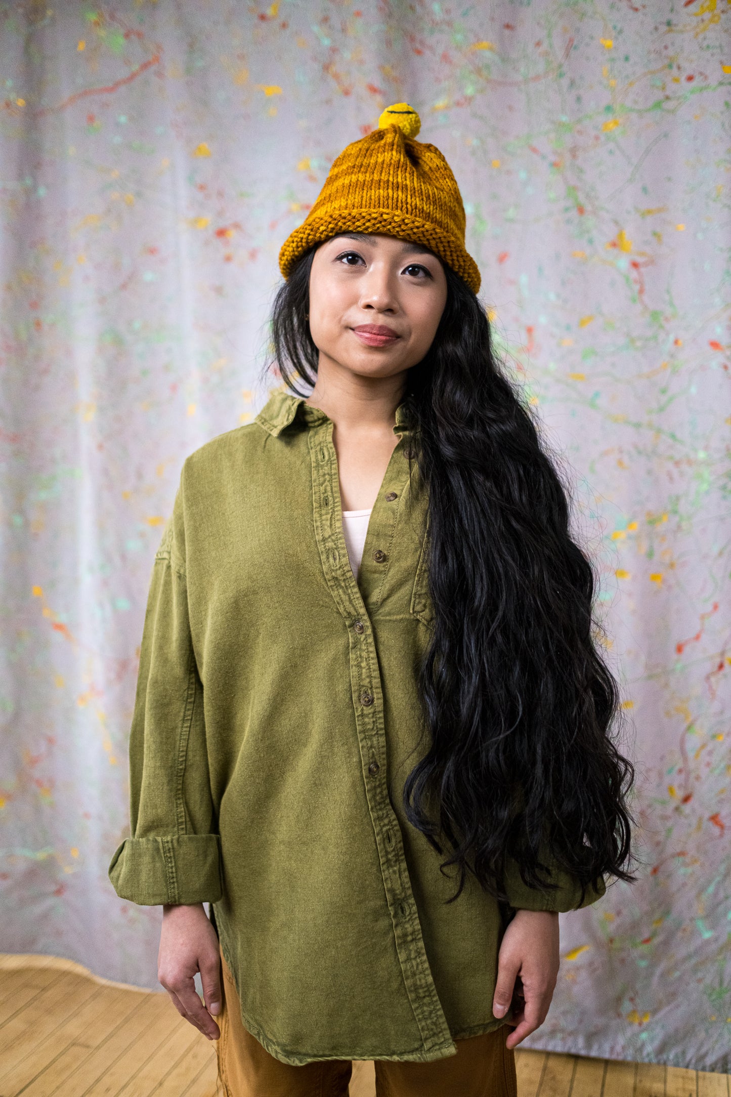 Pleated Pointed Hat (2022LD-4)