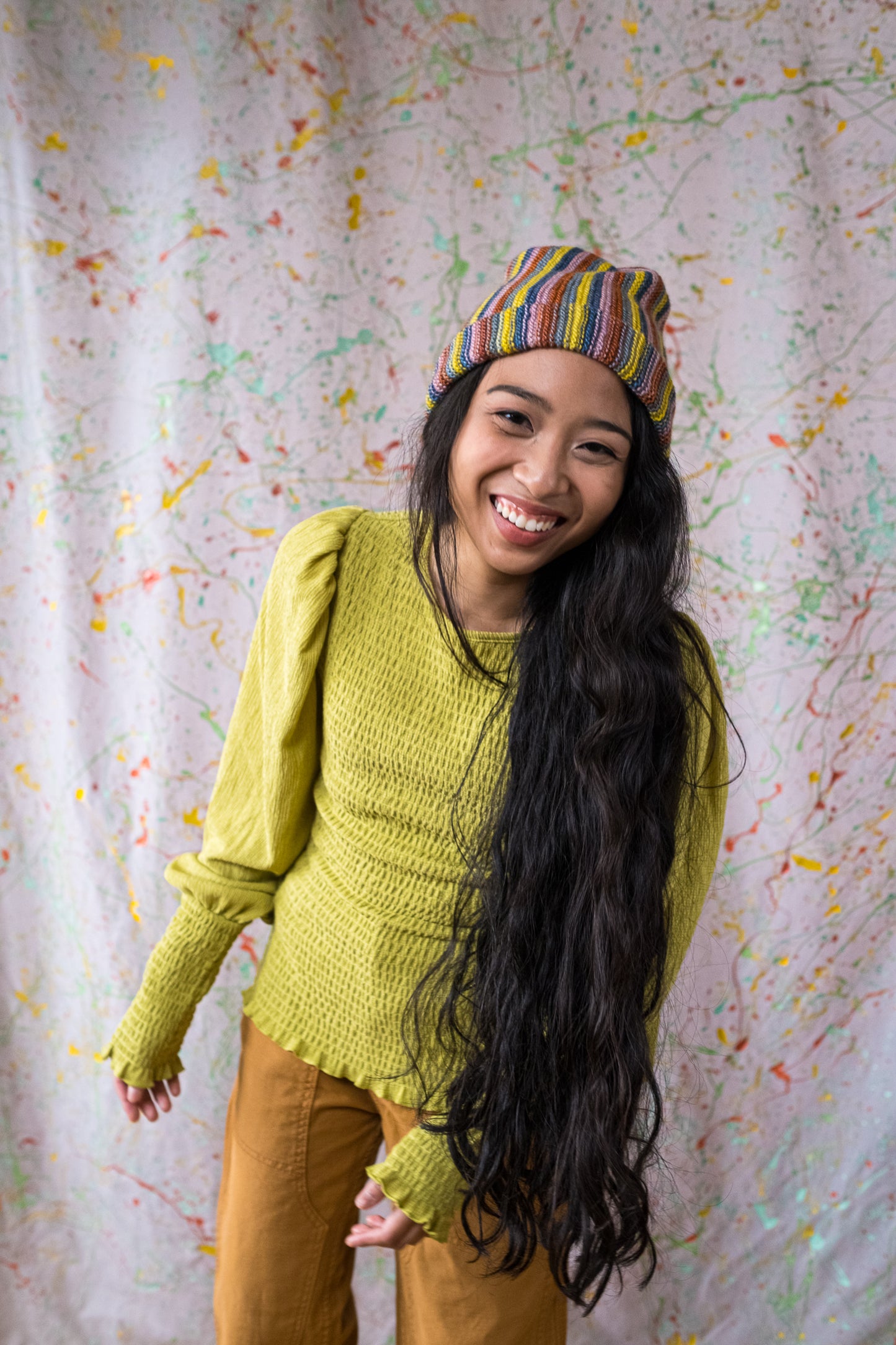 Gather Garter Hat (2022LD-5)