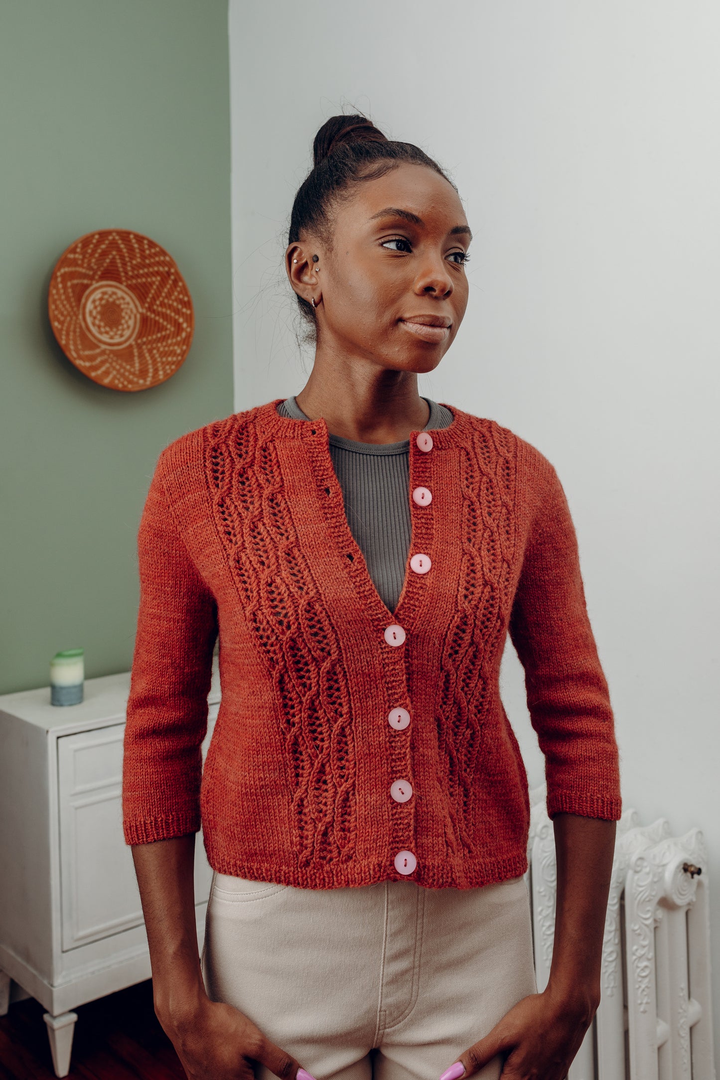 Licorice Lace Cardigan (2023JFC-3)