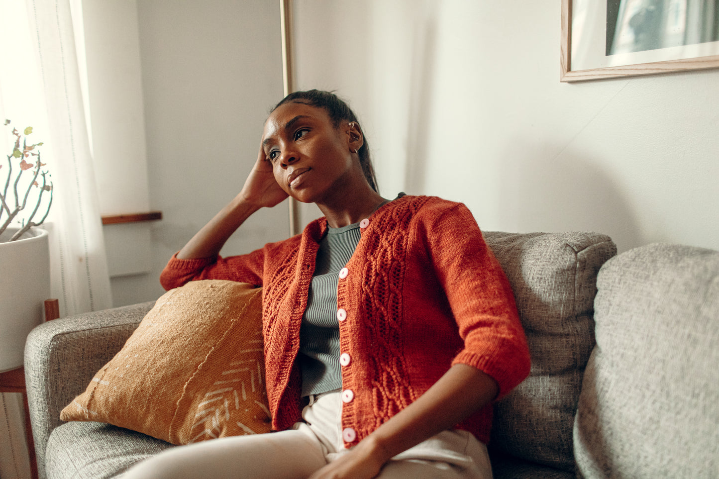 Licorice Lace Cardigan (2023JFC-3)