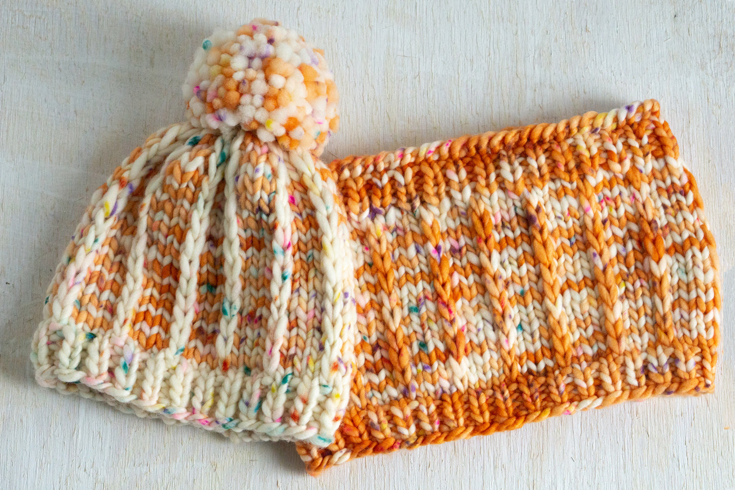 Rise and Shine Hat + Cowl (F140)