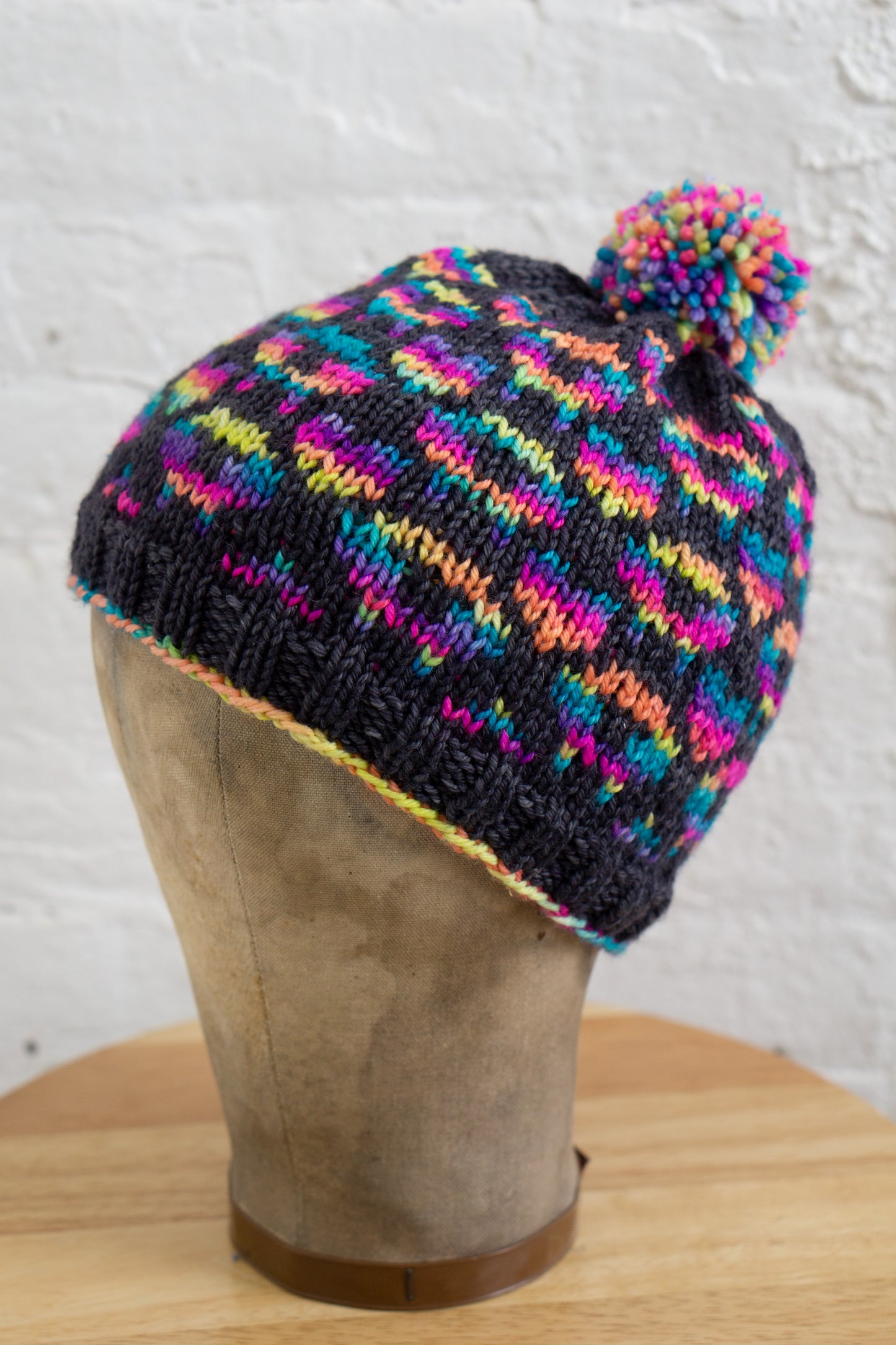 Psychedelic Sheep Hat + Cowl (F147)