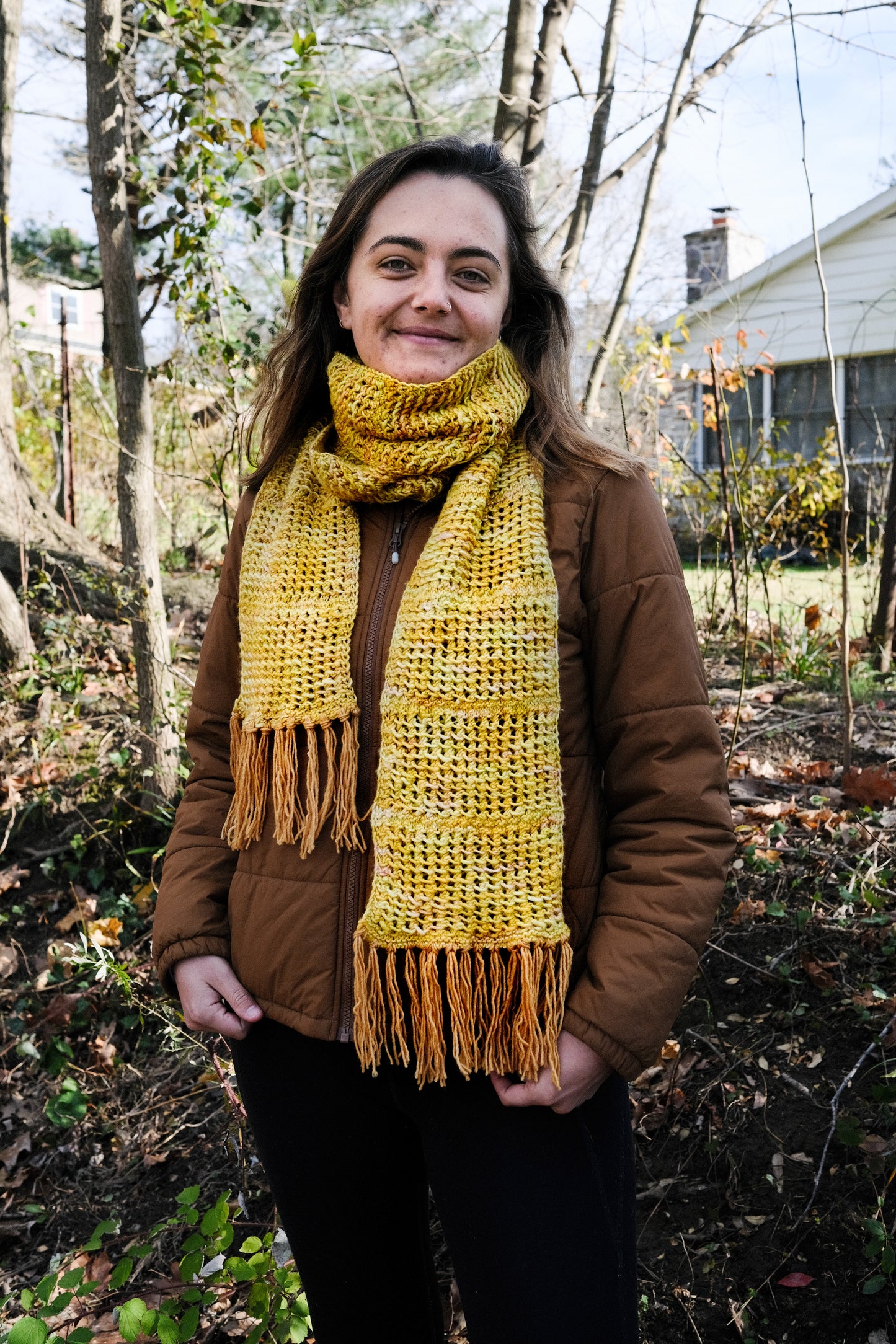 Trellis Scarf (F164)