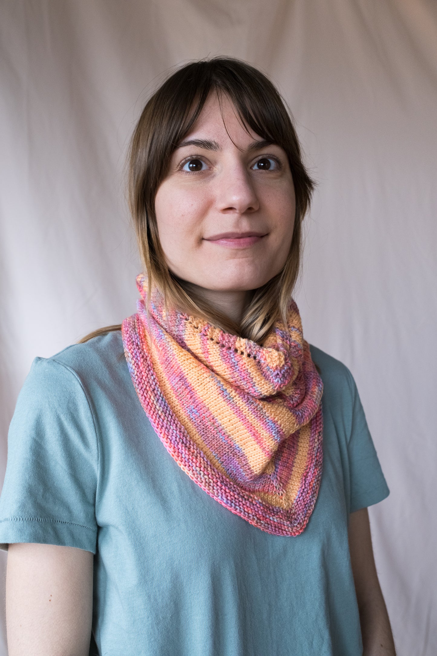 Candy Stripe Bandana Cowl - LYS Day 2022 (F181)