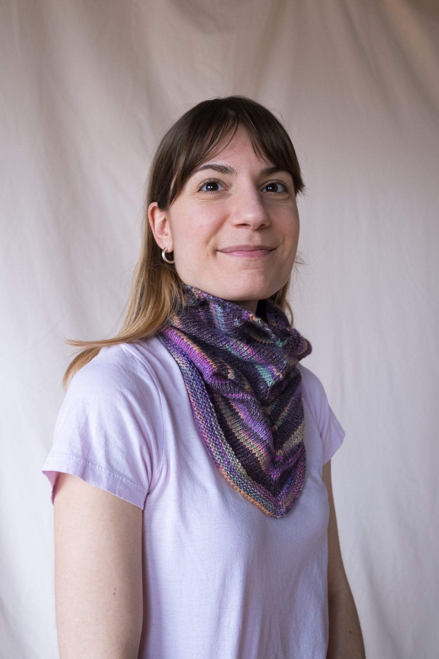 Candy Stripe Bandana Cowl - LYS Day 2022 (F181)