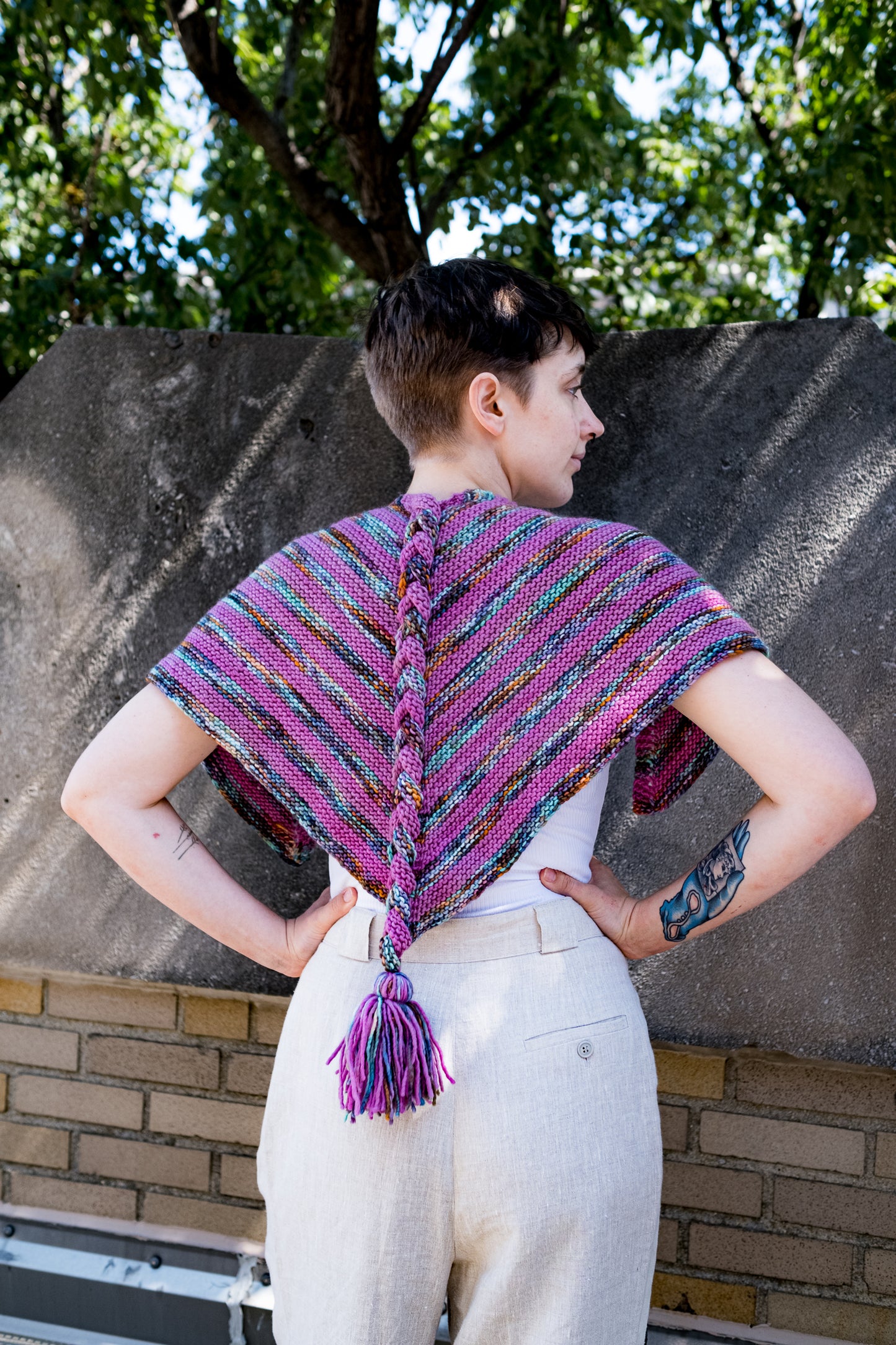 Toast + Jam Shawl (F189)