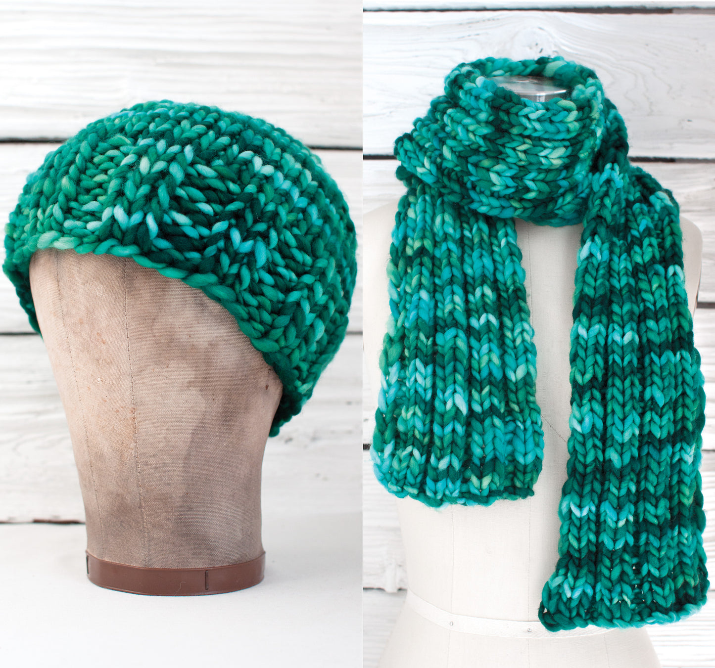 Esmeralda Hat & Scarf (F45)