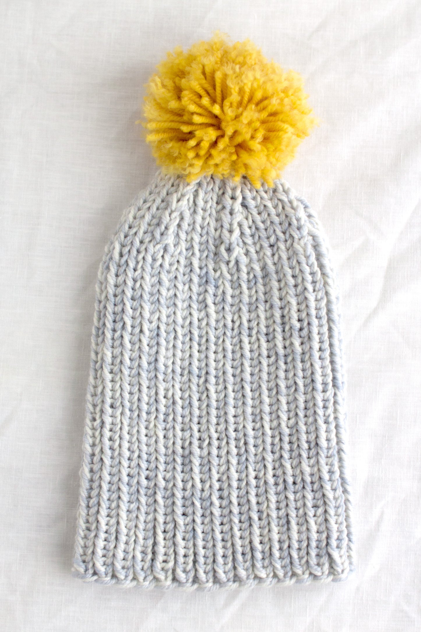 Simple Ribbed Hat (F48)