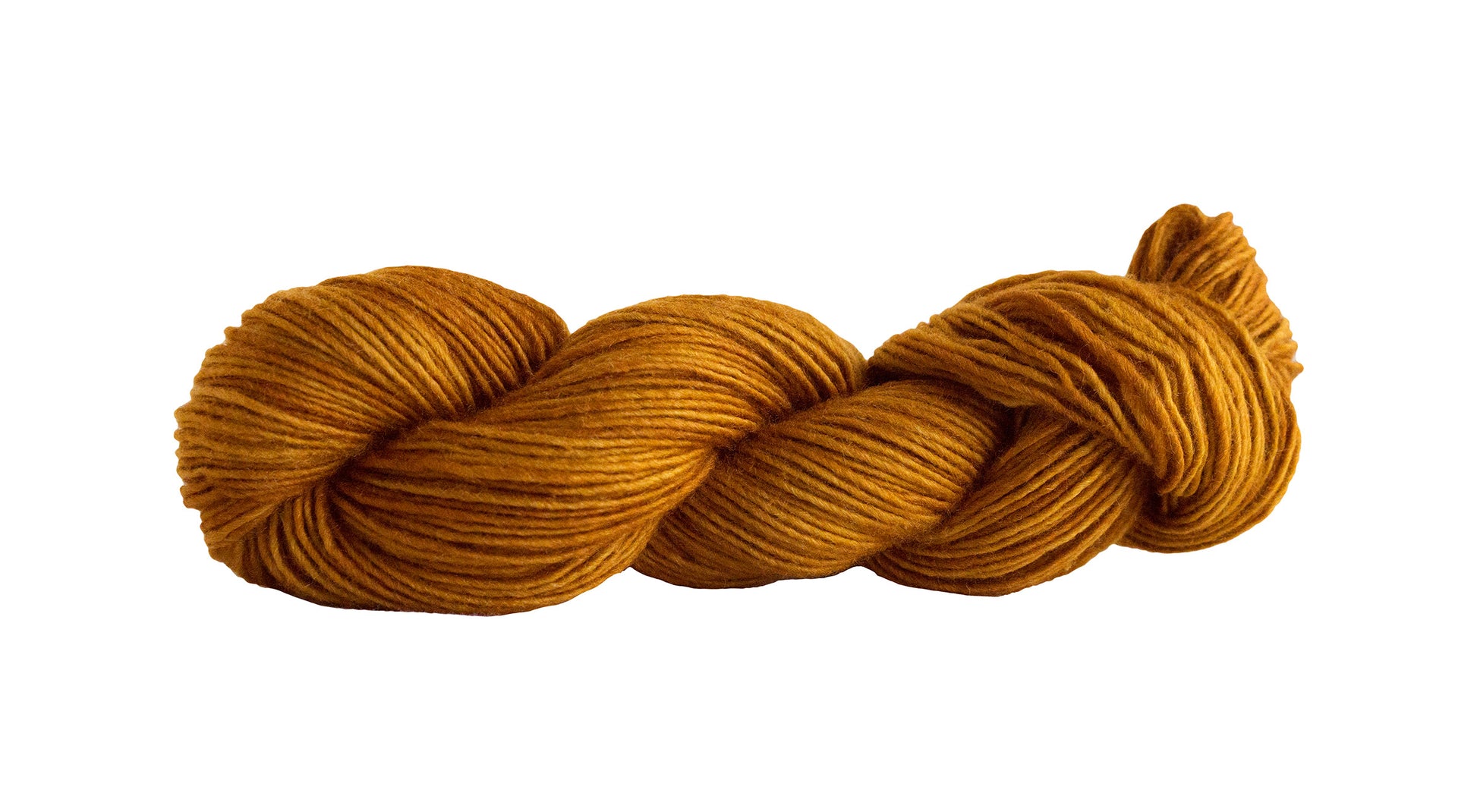 Manos del Uruguay Silk Blend yarn in Topaz color, showcasing soft, luxurious fiber with a rich, vibrant hue.