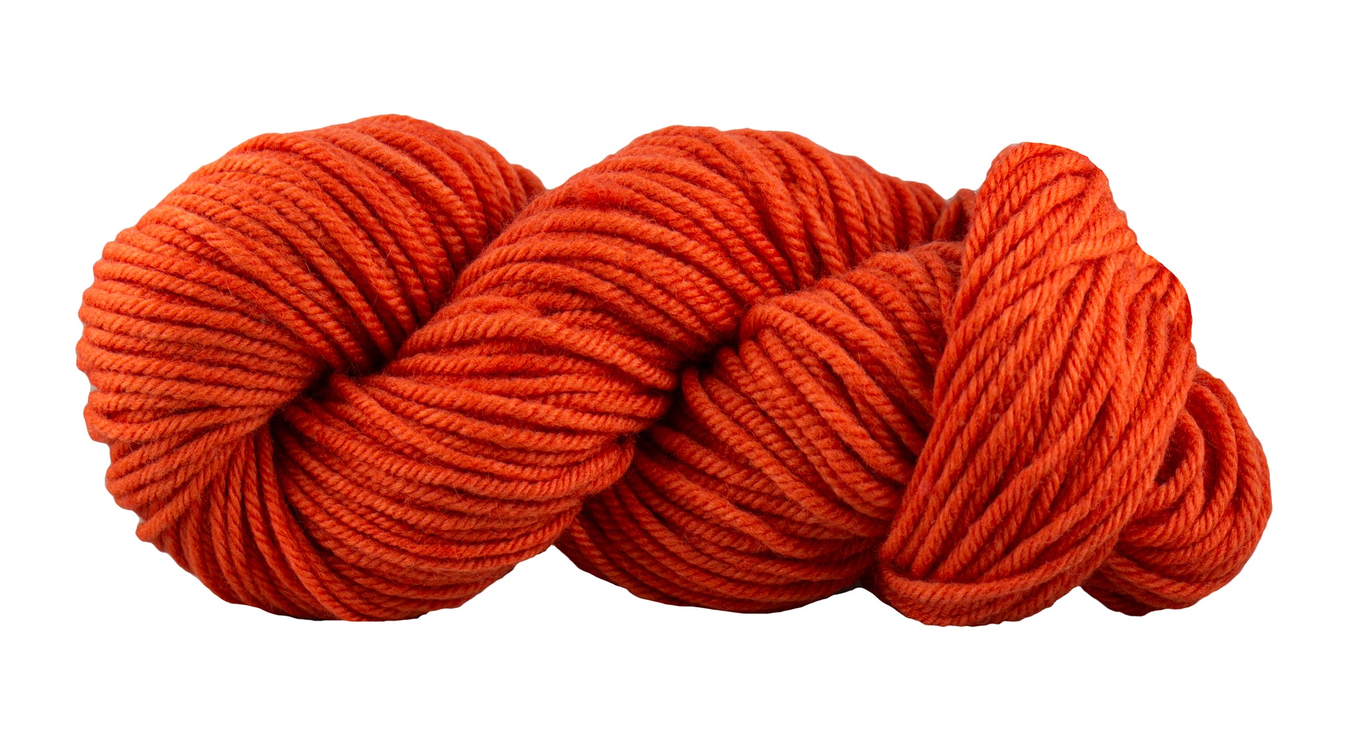 Hand-dyed Manos del Uruguay Cardo yarn in vibrant shades, shown in close-up with rich texture and color variations.