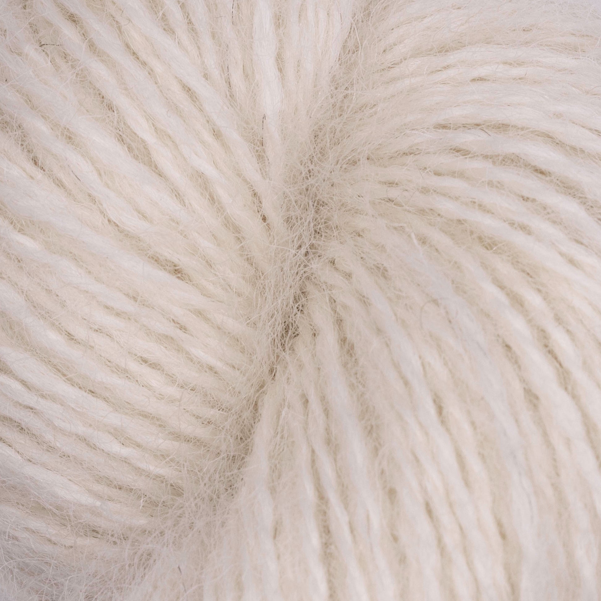 Baa Ram Ewe Mowool yarn in Sheep color, soft wool yarn with a textured, natural appearance, ideal for knitting and crafting projects.