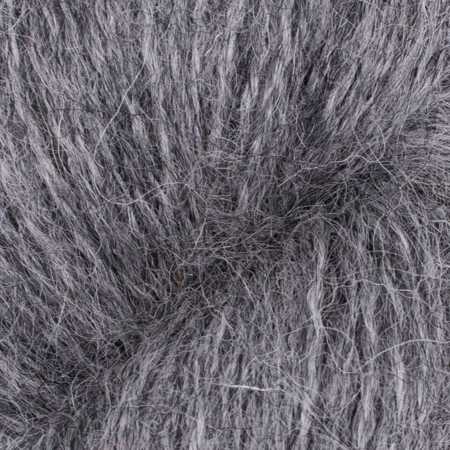 Baa Ram Ewe Mowool yarn in pewter color, soft wool skein for knitting or crochet projects.