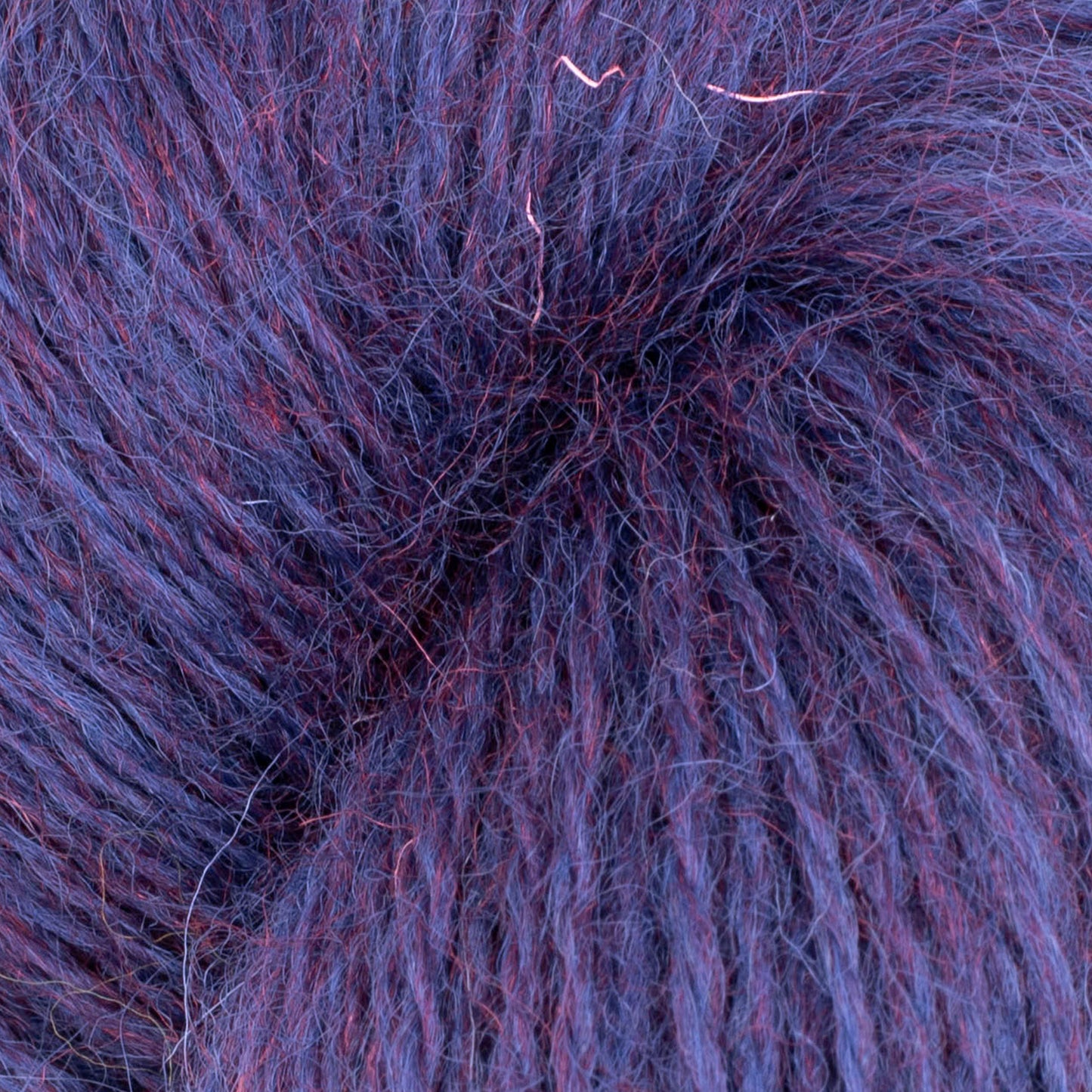 Royal blue Mowool yarn by Baa Ram Ewe, soft and thick yarn for knitting and crochet projects, shown in a close-up image.