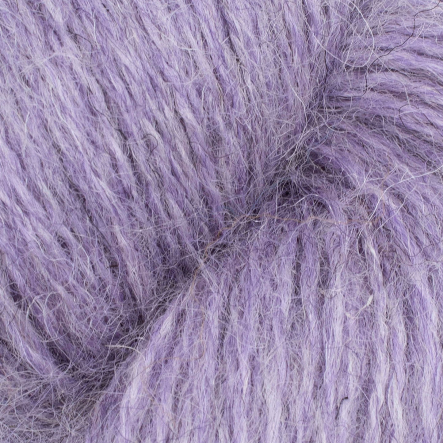 Lavender Mowool yarn by Baa Ram Ewe, soft wool yarn for knitting or crochet, shown in a close-up image.