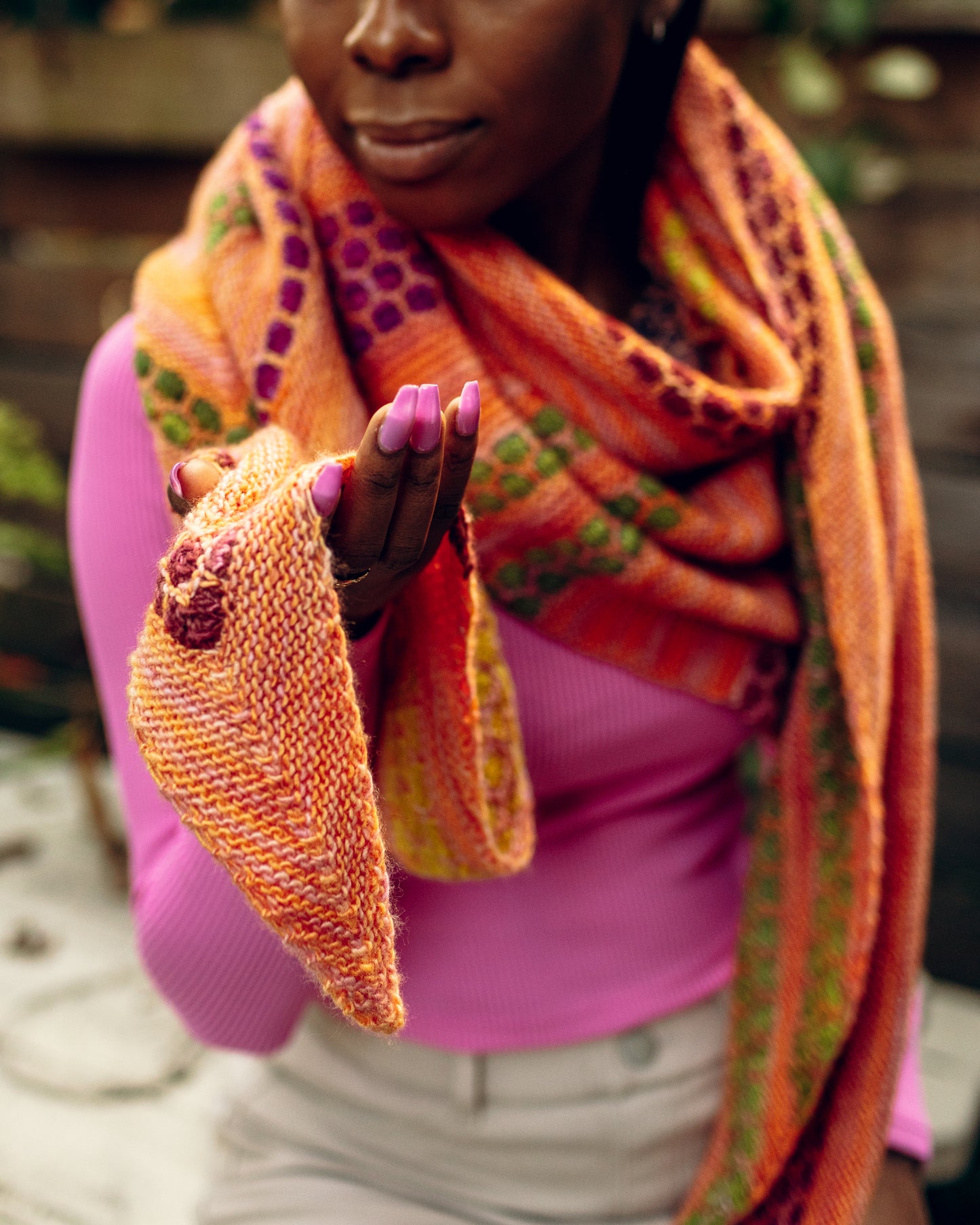 Penny Candy Shawl (2023JFC-6)