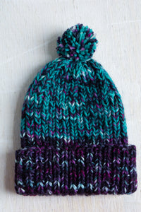 Simple Ribbed Hat (F48B)