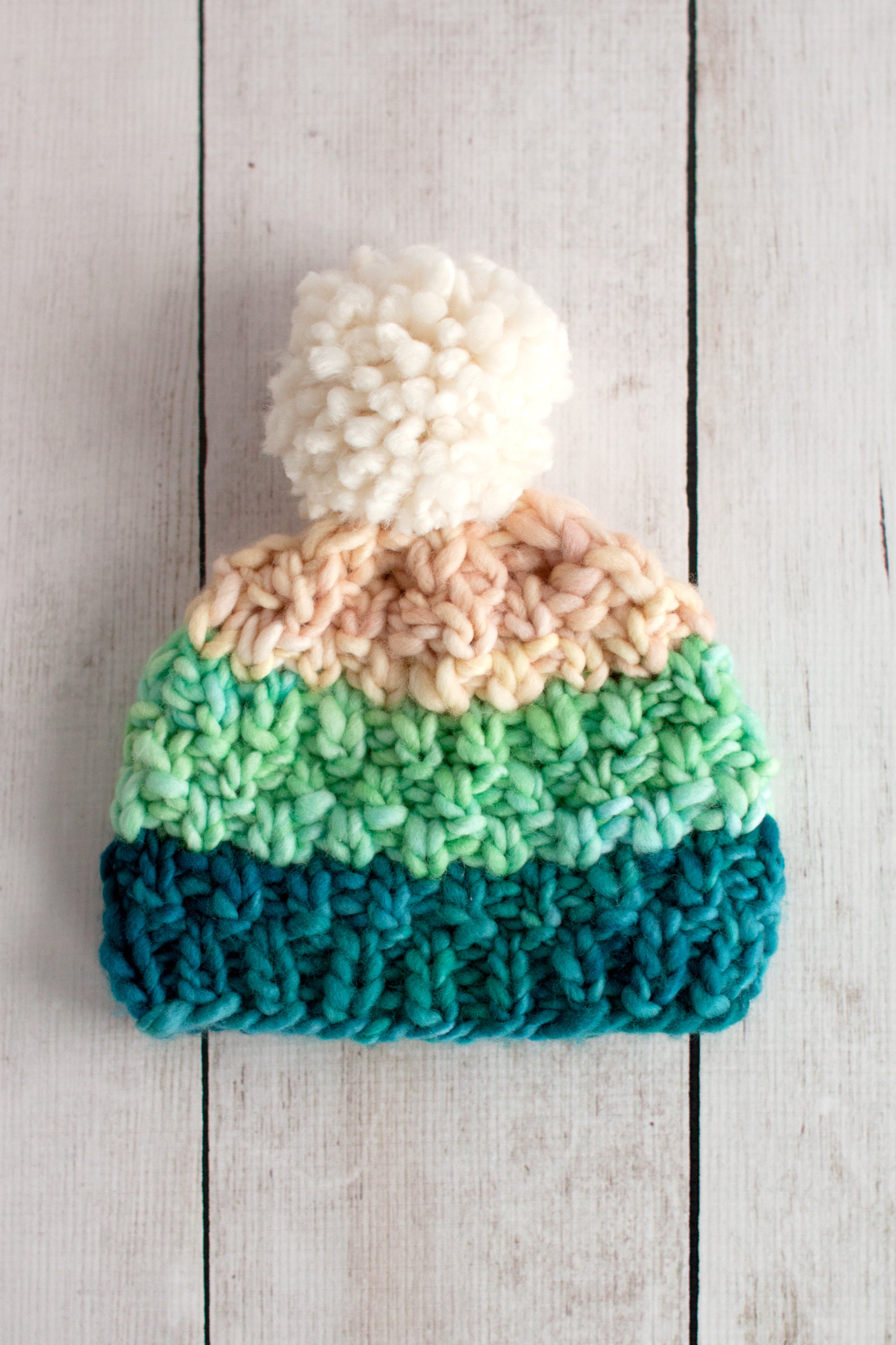 Simple Bulky Moss Stitch Baby Hat (F52) – Fairmount Fibers
