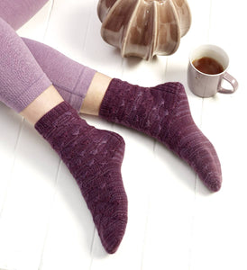 Purple Rain Socks (F198)