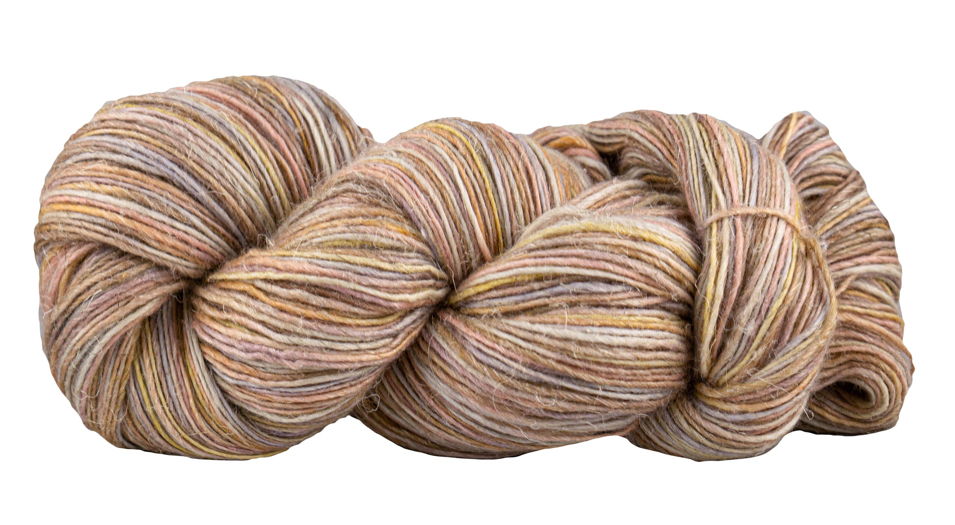 Manos del Uruguay Milo yarn in Meadow color, soft and textured yarn ball with a natural, earthy appearance.
