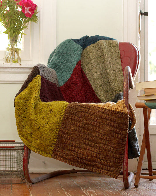Fairmount Fibers Sherwood 2011T knitting pattern displayed on a pattern sheet with colorful design details.